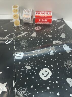 Halloween Poly Mailers Bundle 15 Poly Mailers 10X13